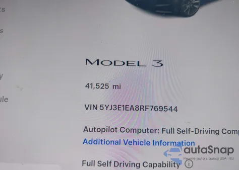 2024 Tesla Model 3 Long Range Dual Motor All-Wheel Drive/Rear-Wheel Drive из США, поврежденный, VIN 5YJ3E1EA8RF769544